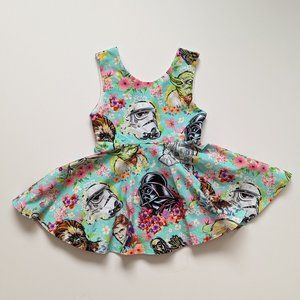 AG Threads Star Wars V Back Peplum Top EUC 5